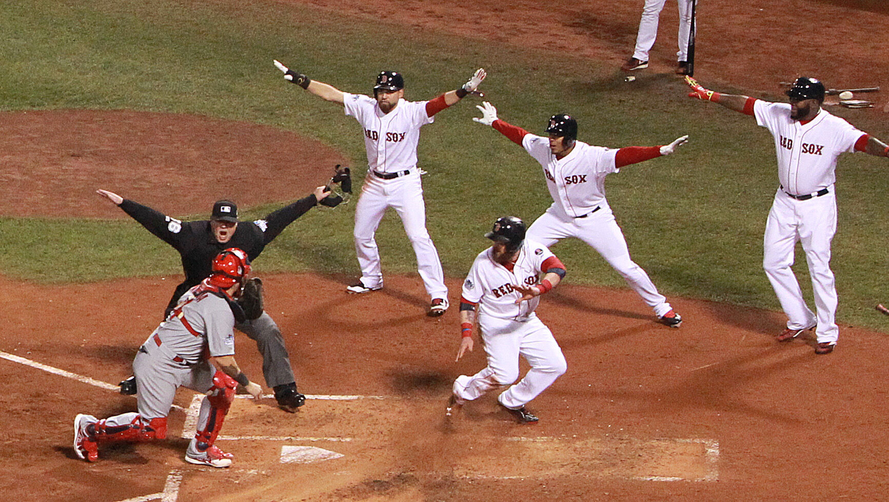 Cardinals at Boston Red Sox World Series Game 6
